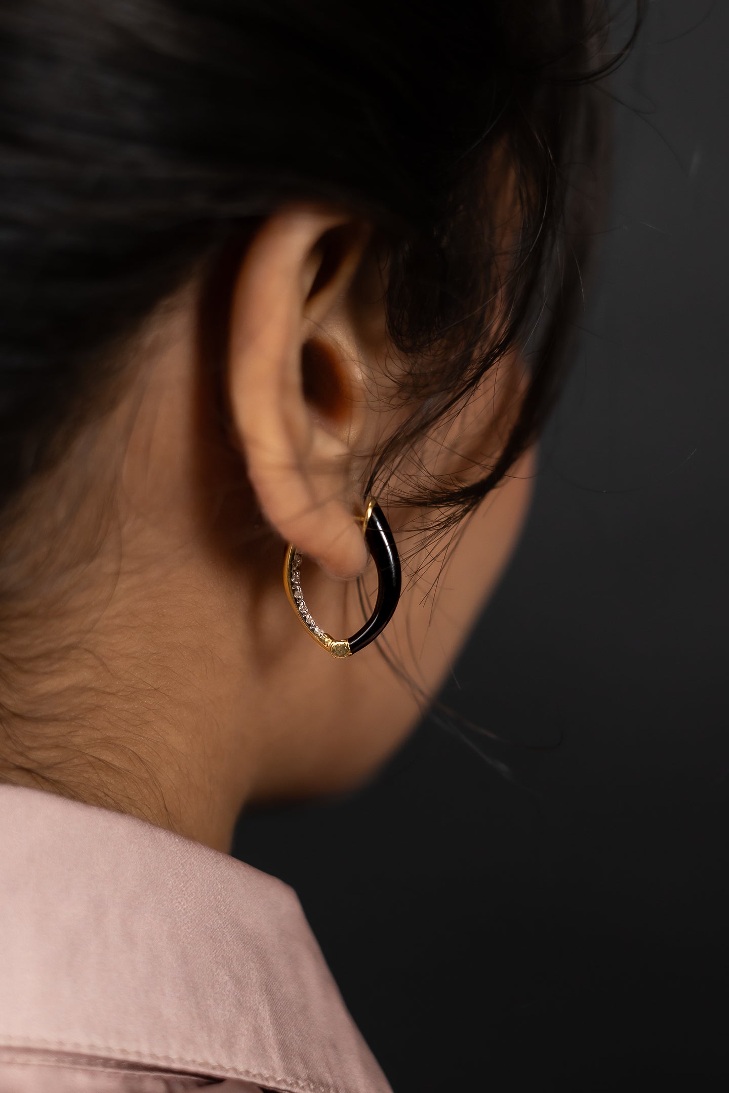 The Luxe Collection - Classic Black Hoops