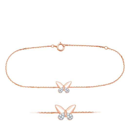 Kocho Butterfly Daimond Bracelet