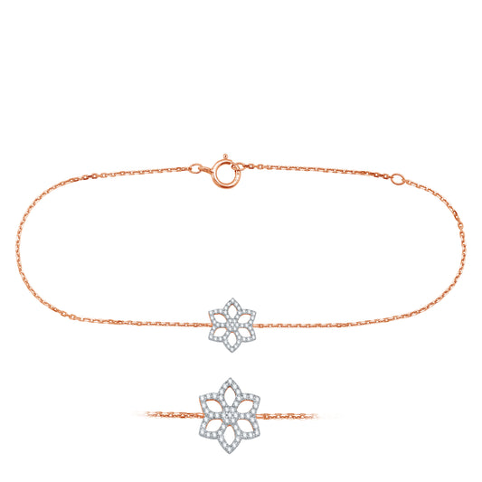 Blooms Flower Diamond Bracelet