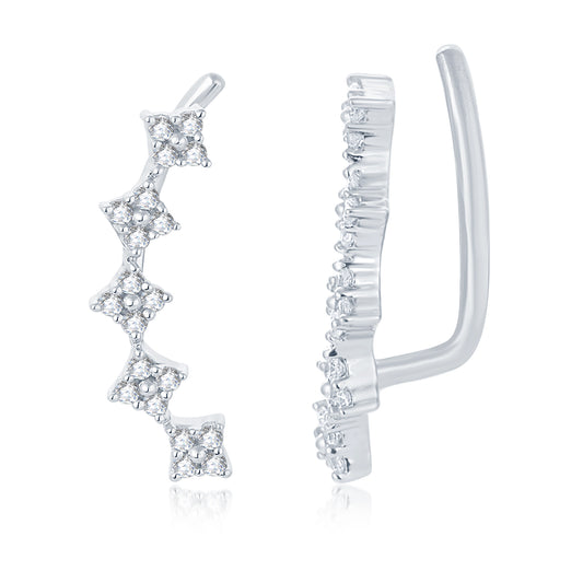 Starry Night Diamond Ear Cuff