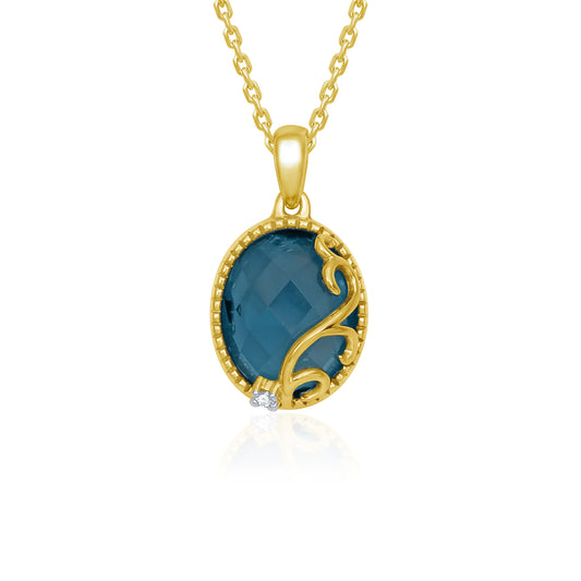 Blue Sapphire Pendant