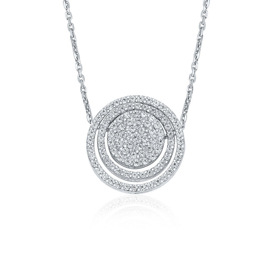 A Circle Affair Diamond Pendant