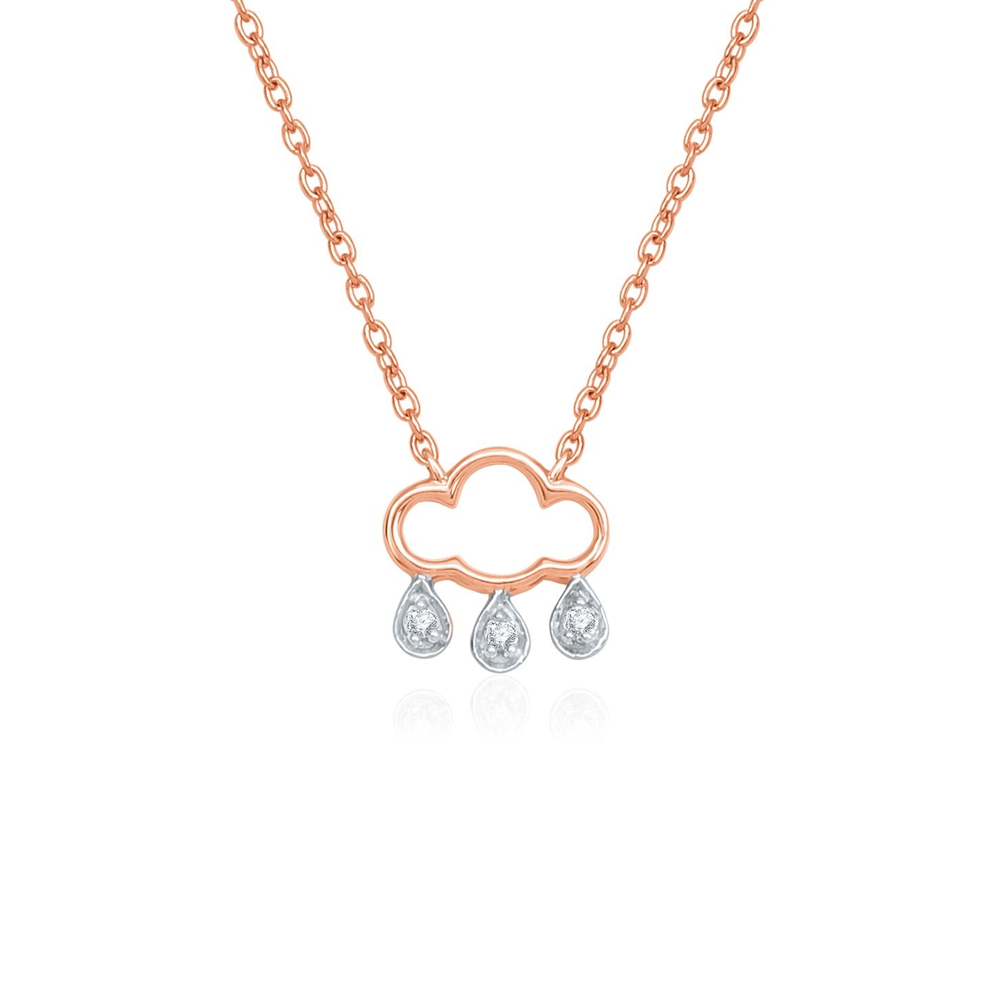 Mini Mivraa Raindrops Cloud Necklace