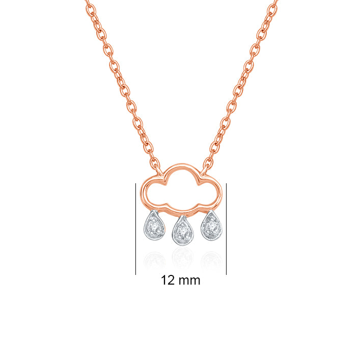 Mini Mivraa Raindrops Cloud Necklace