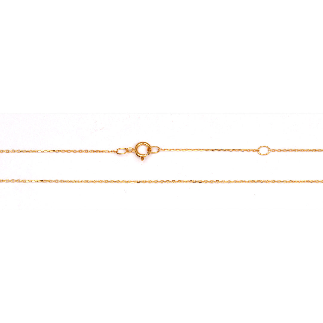 Plain 9K Gold Chain